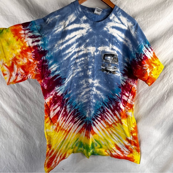 Grateful Dead Vintage 1994 Single Stitch Summer Tour Tie Dye T Shirt XL Adult - Picture 9 of 16